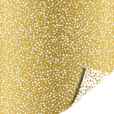 Cadeaupapier Kerst gouden stip