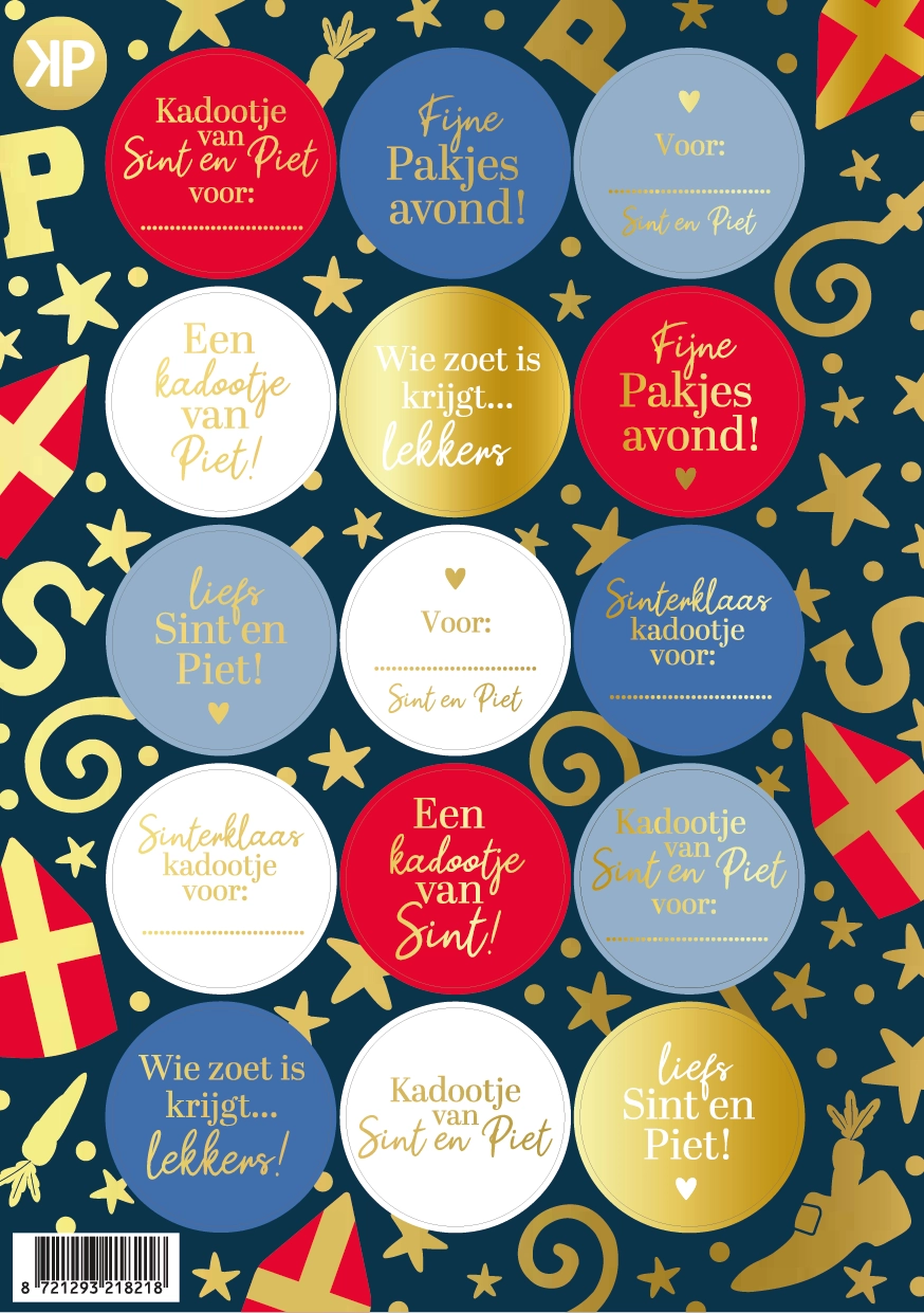 Stickervel Sinterklaas - Afbeelding 2