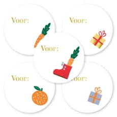 Sticker Sinterklaas naam