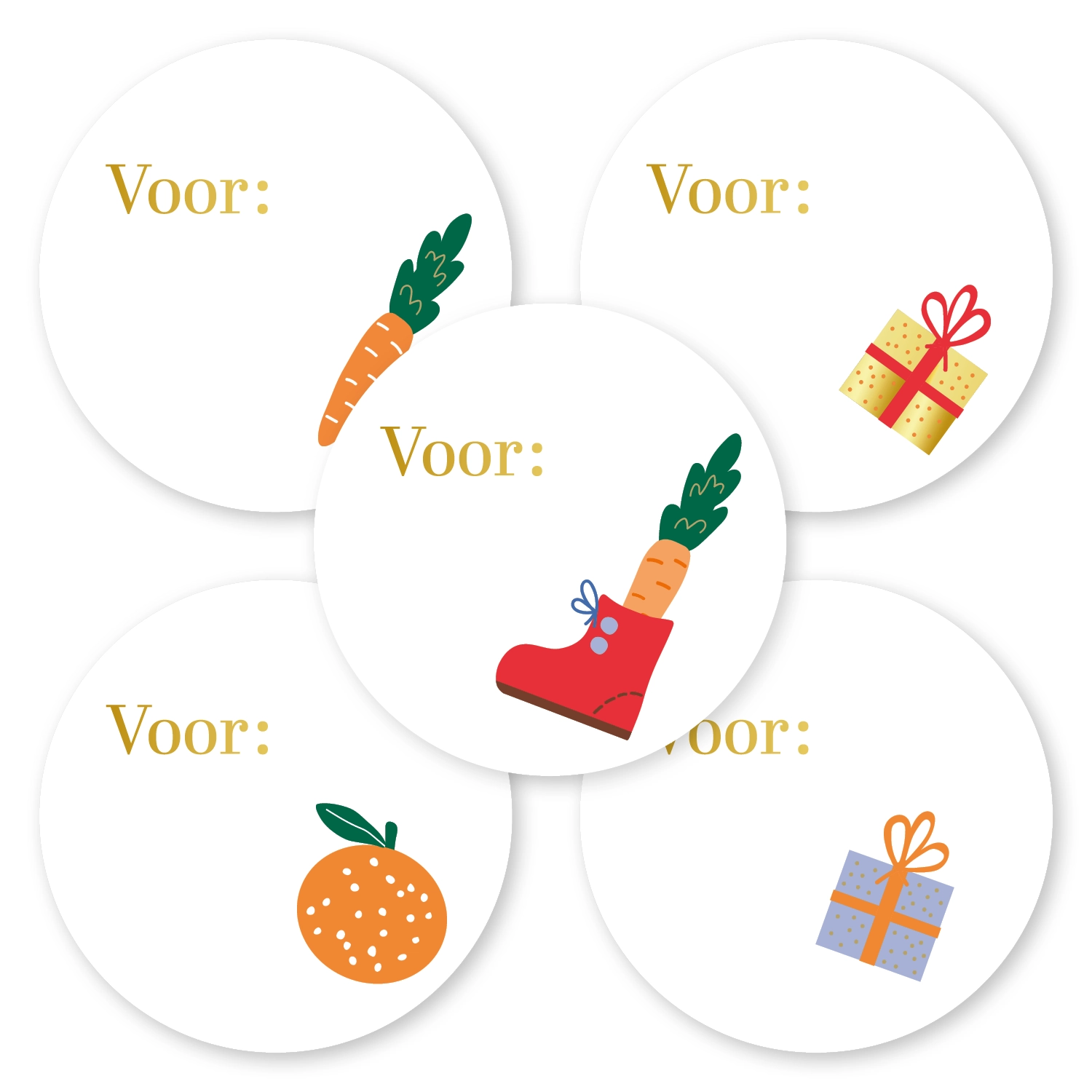 Sticker Sinterklaas naam