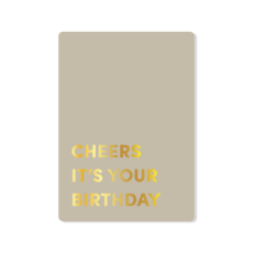 Ansichtkaart Cheers it's your birthday