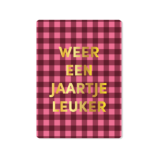 Ansichtkaart Weer een jaartje leuker