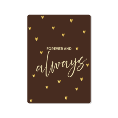 Ansichtkaart Forever and Always