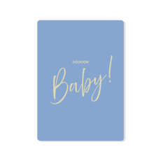 Ansichtkaart Baby Blauw