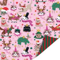 Cadeaupapier Kerst Huisdieren
