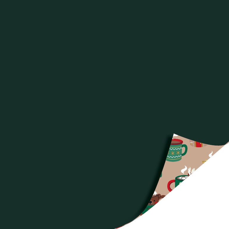 Cadeaupapier Kerstmokken - Afbeelding 2